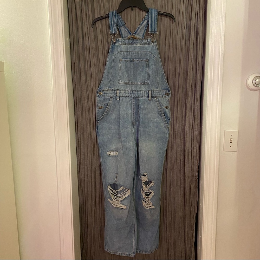 Distressed Overalls